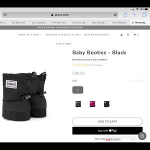 Stonz winter booties and Liners
